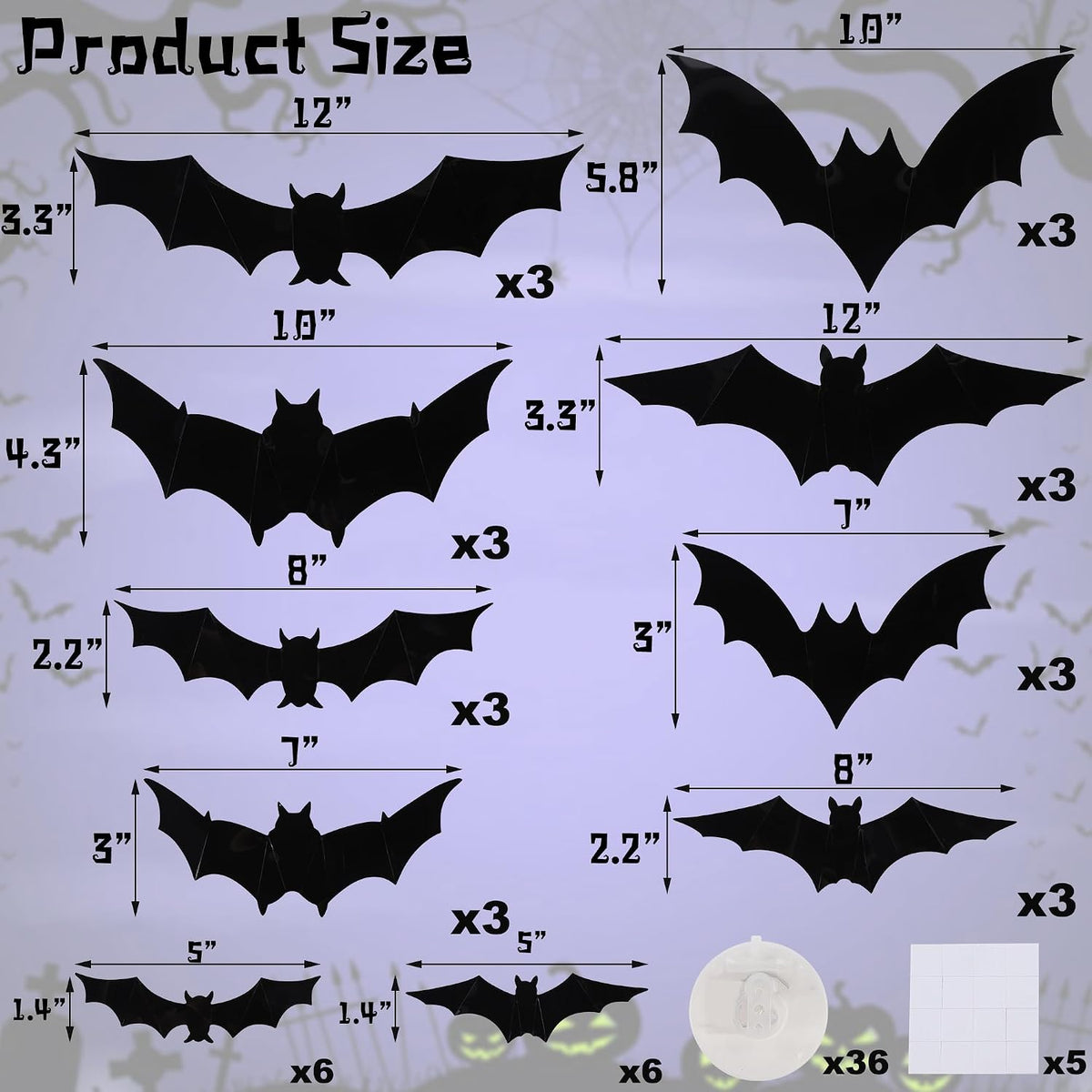 Halloween Bat Wall
